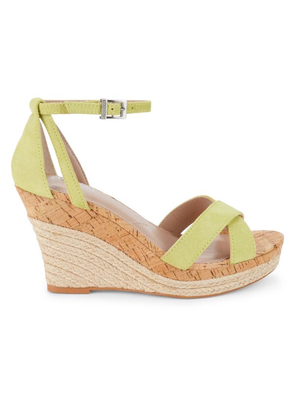 Charles David Lester Crossover Wedge Sandals